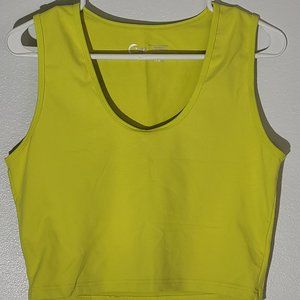 Zyia XL Yellow Crop Tank